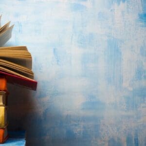 A stack of books on top of each other.